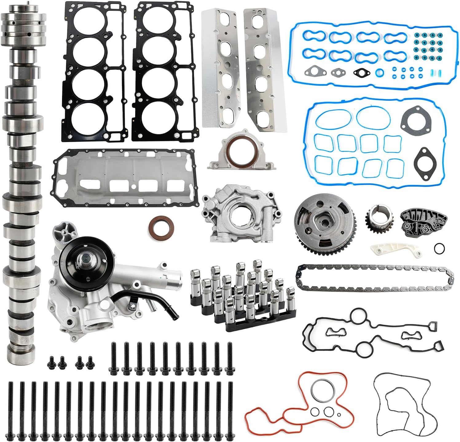 MAD HORNETS MDS Lifters Kit Timing Chain Kit Camshaft Kit for Dodge Ram 1500 5.7L Hemi 09-19
