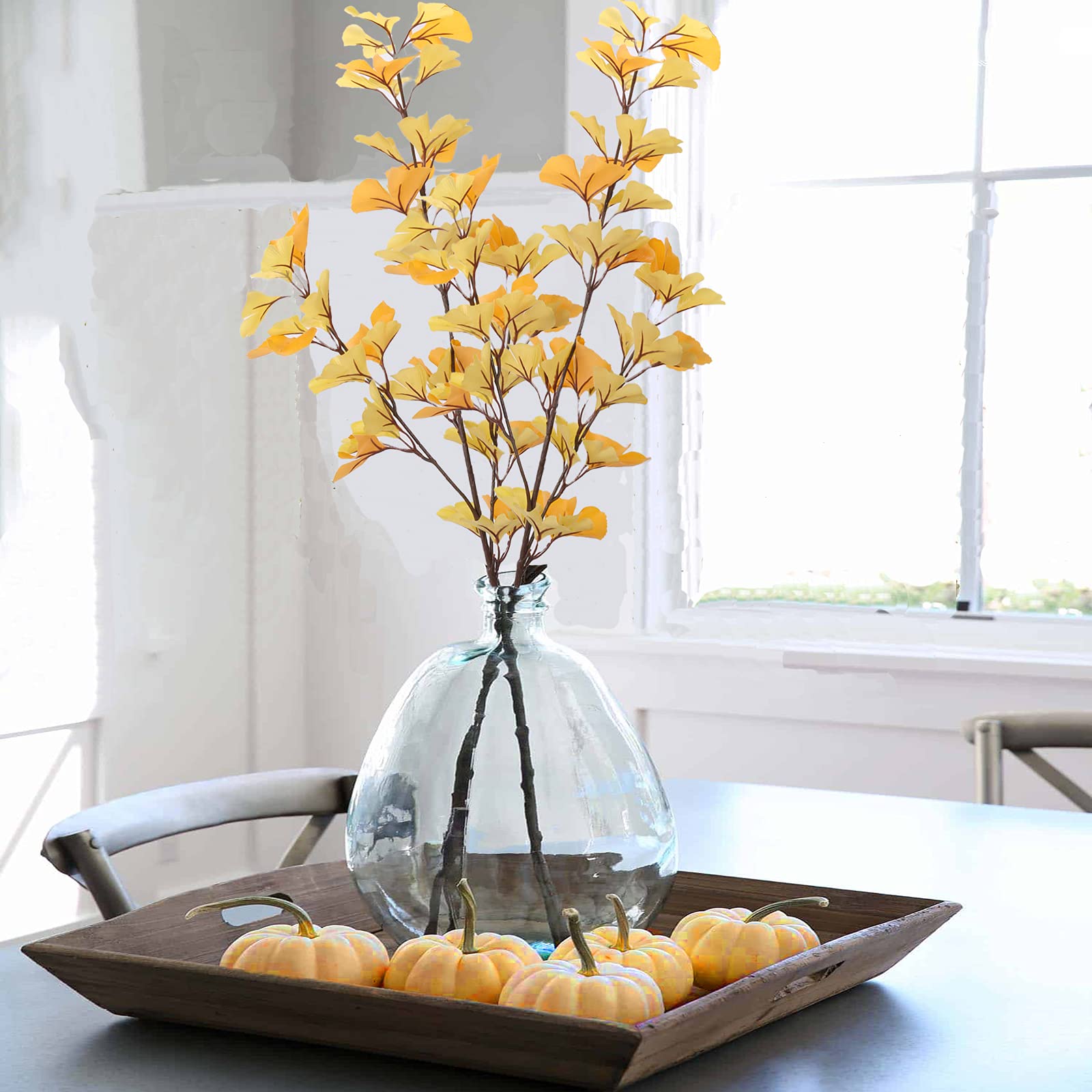 4 Künstliche Cimicifuga-Zweige (Silberkerzen), 91,4 Cm Lang - Seidenpflanzen Für Vase, Tisch- & Kamindekoration
