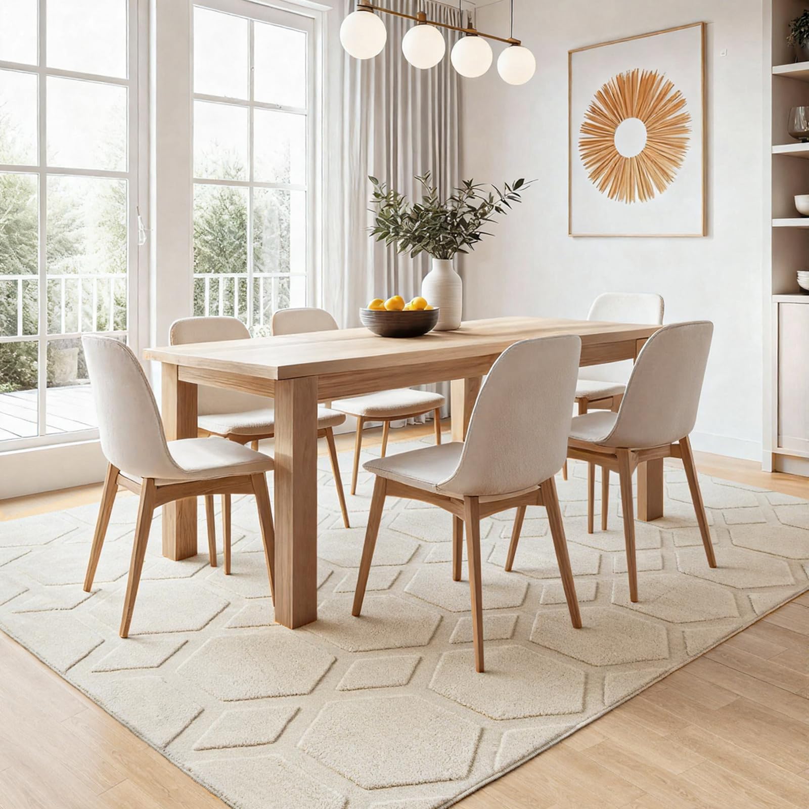 Homcomodar Alfombra Salon Grande 200x300cm Beige Alfombras Dormitorio Lavable Lavadora Alfombra Habitacion Comedor Tapetes para Sala Quarto 3D Efecto Modernas Antideslizante Alfombras Pelo Corto