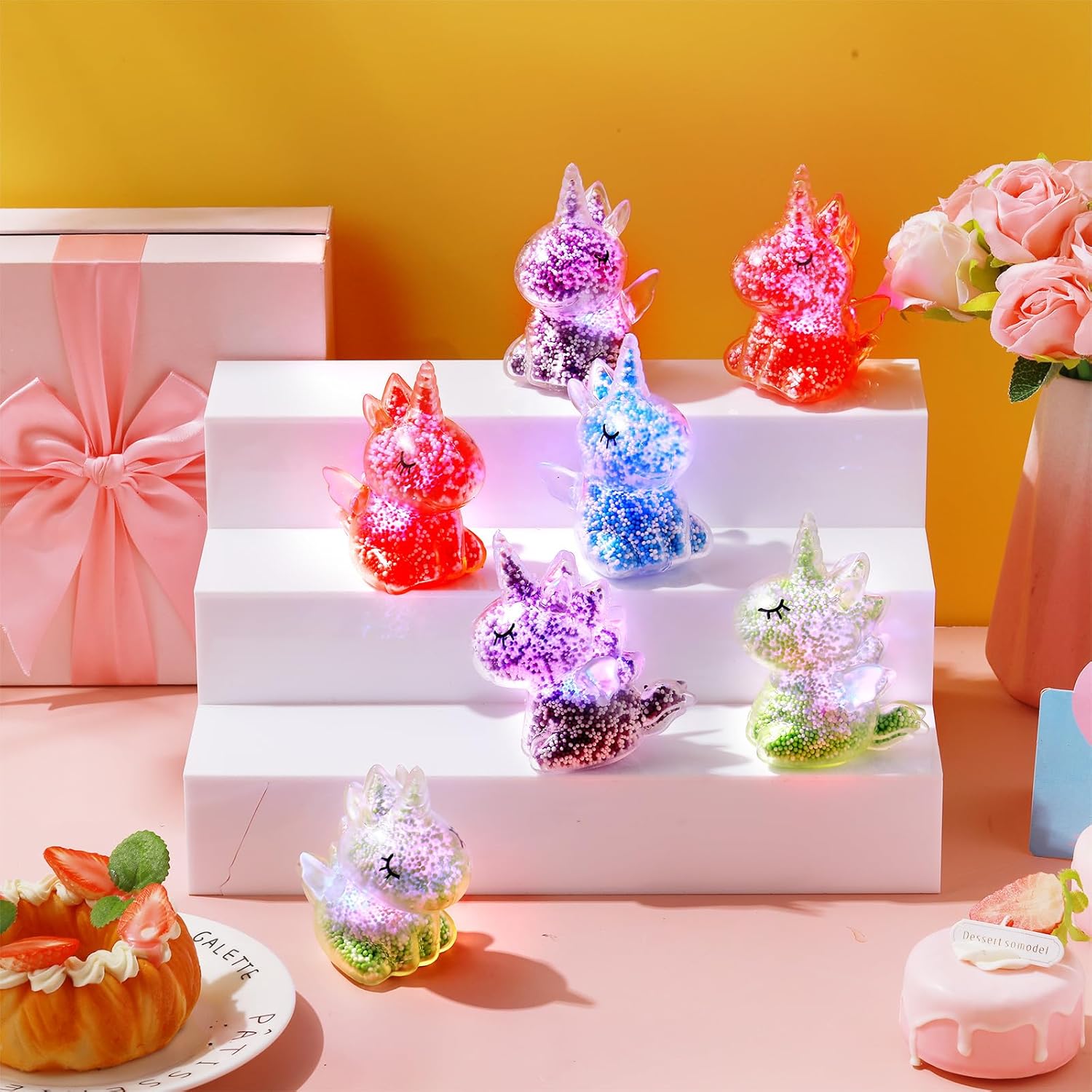 ユニコーンストレスボール スクイーズボール フィジェットトイ ストレッチ 動物 ストレス解消 パーティー 景品 不安解消 自閉症 大