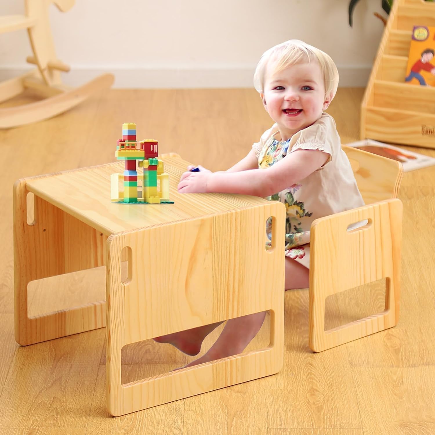 Montessori Table and Chair Set