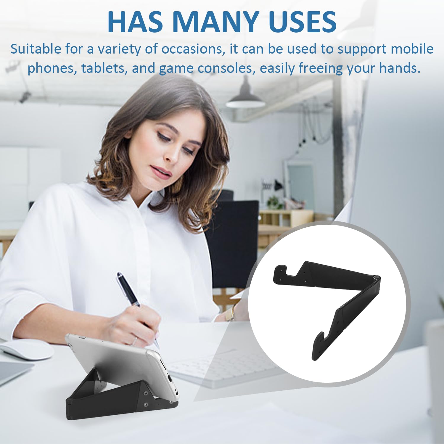 YSDYY Lot De 5 Supports Triangulaires Pliables - Parfait Pour Téléphone, Tablette Et PC !