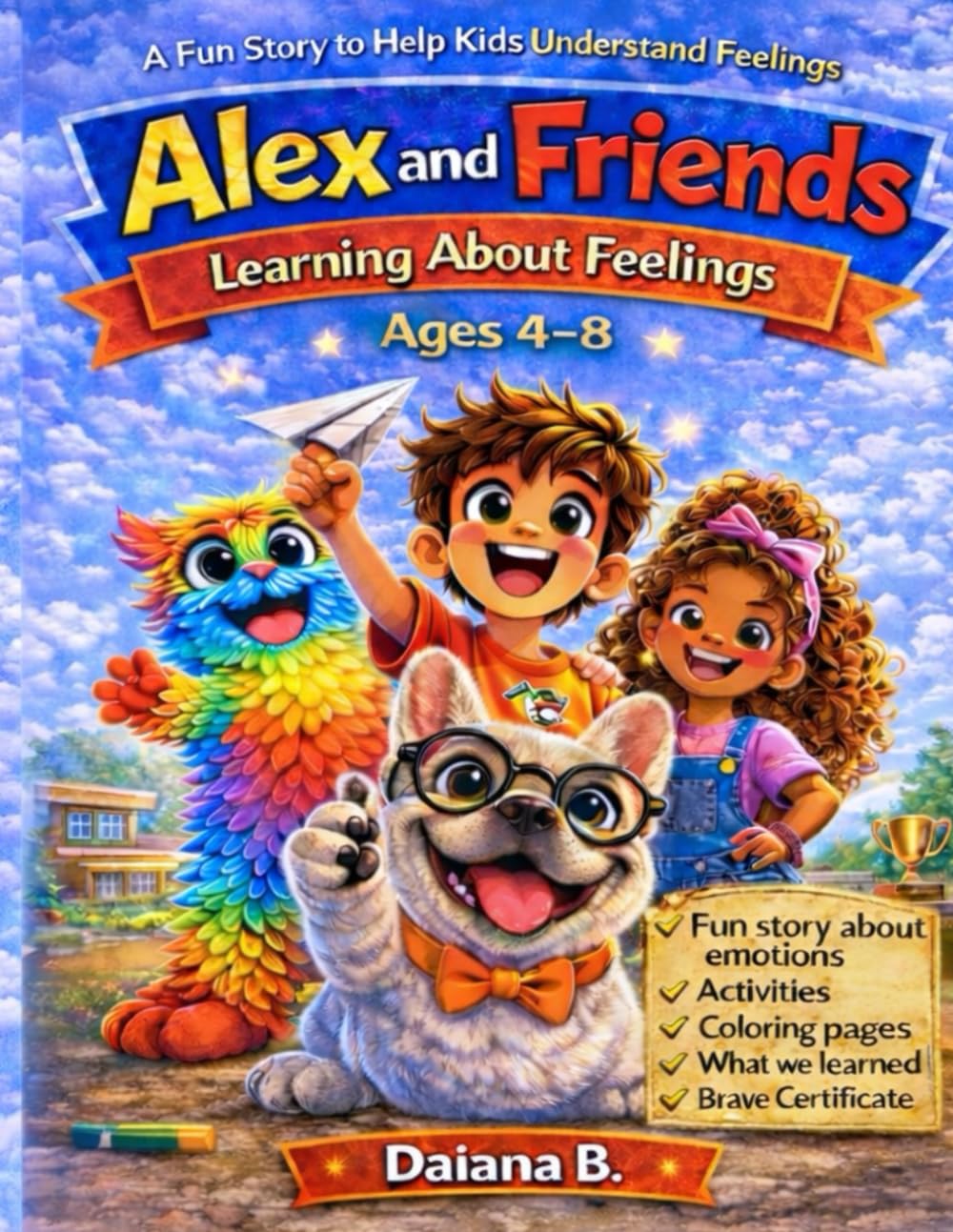 ALEX and FRIENDS-Learning About Feelings: A Fun Story to Help Kids Understand Feelings & Build Confidence