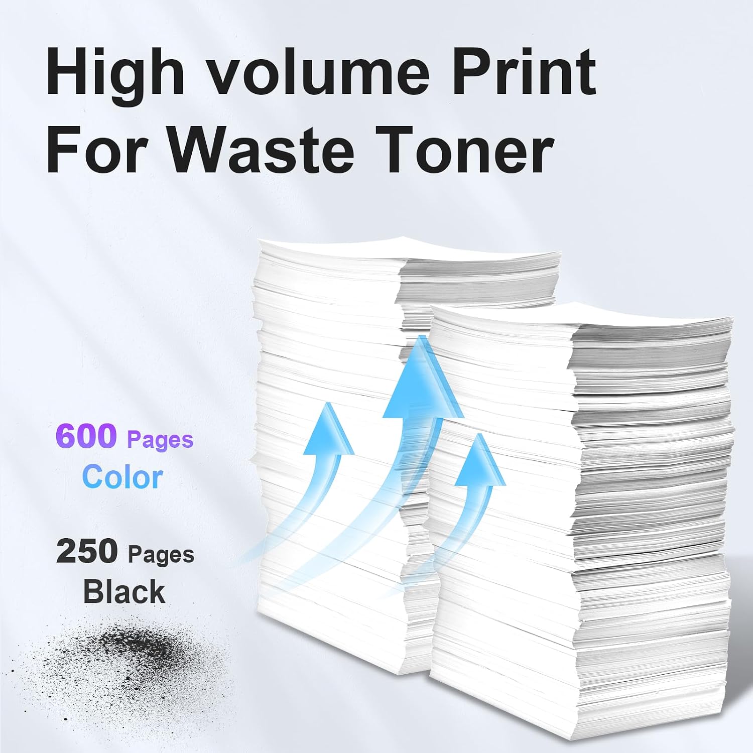 LC501 Ink Cartridge (Black: 250 Pages, Color: 200 Pages) Compatible for MFC-J1260DW MFC-J1360DW MFC-J1410DW Printers-4Pack (Black Cyan Magentaand Yellow)