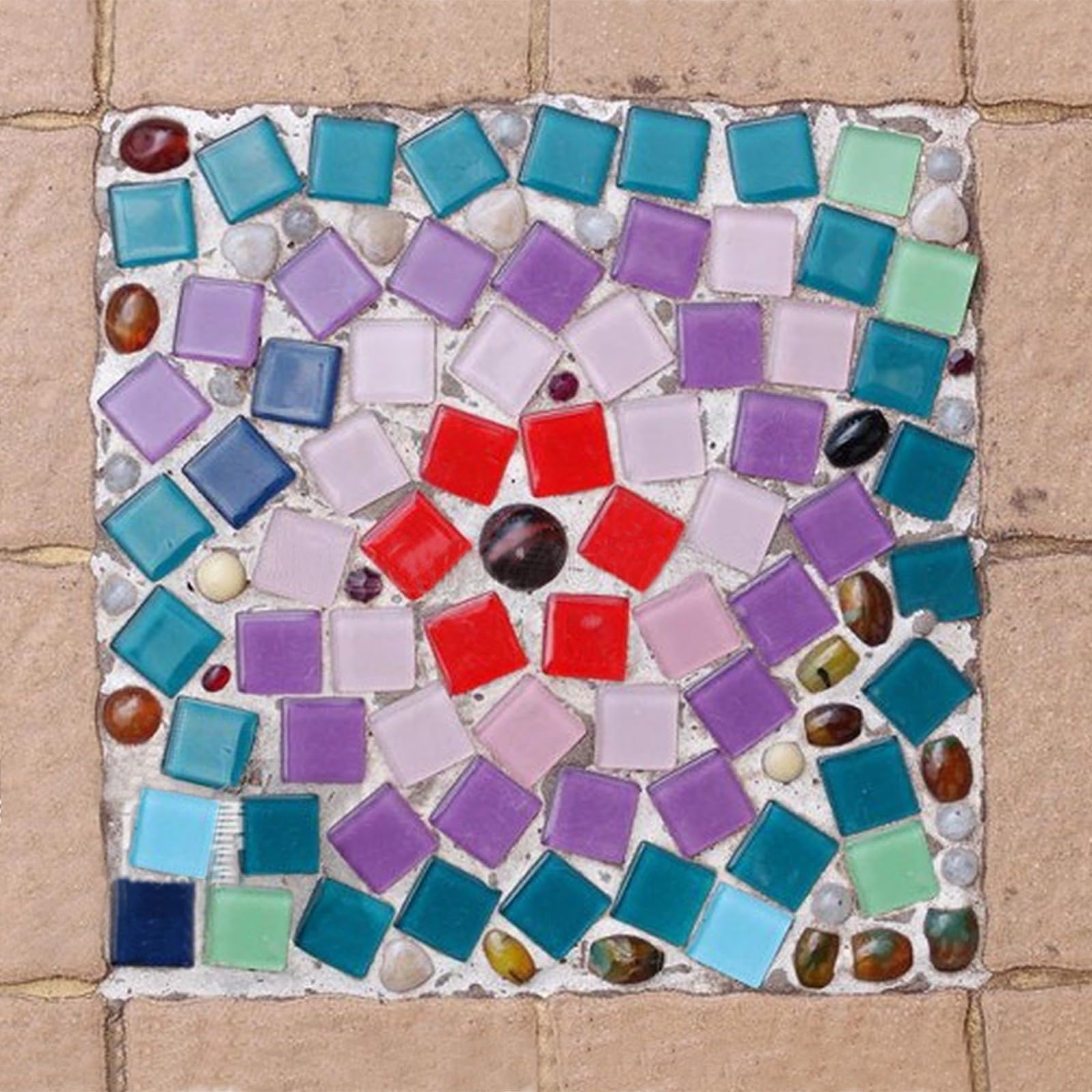 10 piezas de red de mosaico, fibra de vidrio, malla de mosaico de fibra de vidrio para azulejos montados en la parte posterior, para montaje en azulejos, manualidades, tratamiento de pared y suelo