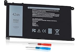 Dell 5567 42Wh WDXOR 11.4V Laptop Battery