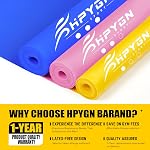 Resistance Bands, Exercise Bands, Physical Therapy Bands for Strength Training, Yoga, Pilates, Stretching, Stretch Elastic Band with Different Strengths, Workout Bands for Home Gym