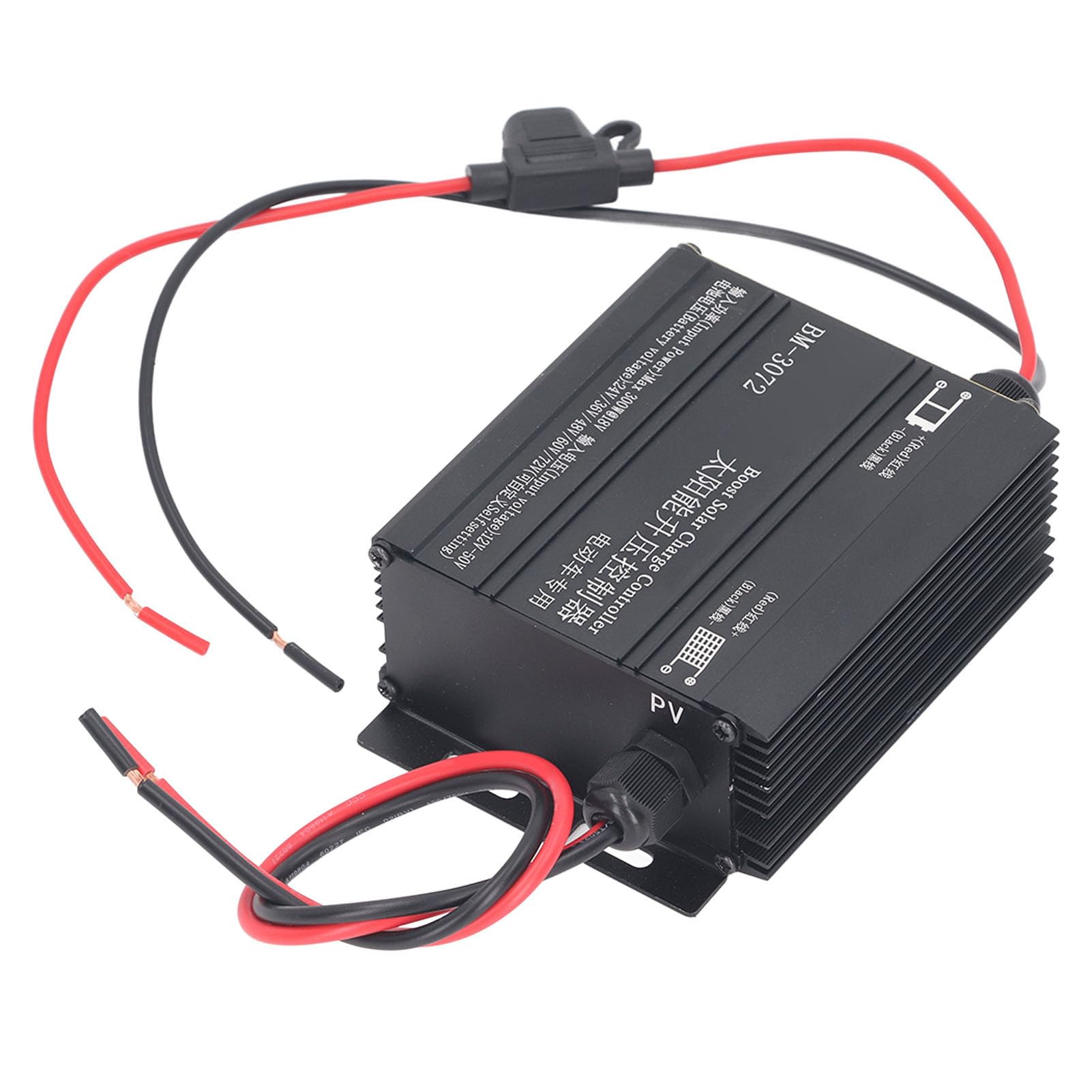 Yctze Controlador de Carga Solar MPPT Boost 16A, Compatible con Baterías