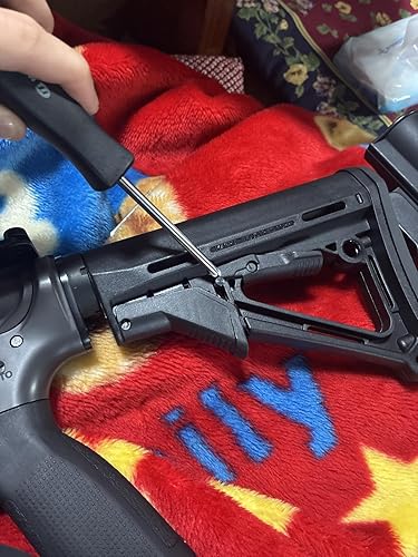 ノーブランド品 マグプル M4用 CTRストック ブラック リアル刻印