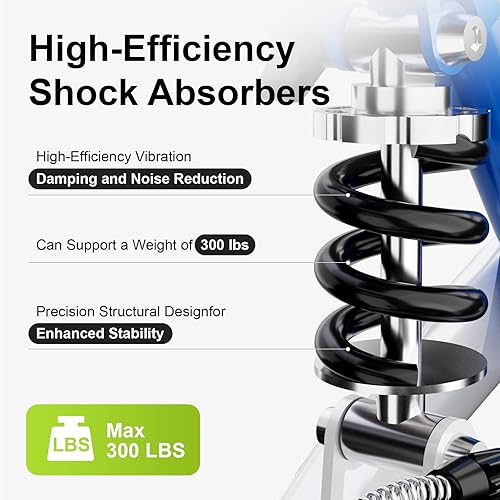 Miniatura 3 de Patinete de rodilla todo terreno orientable, alternativa a las muletas, patinete médico de lujo con doble freno de mano, para adultos