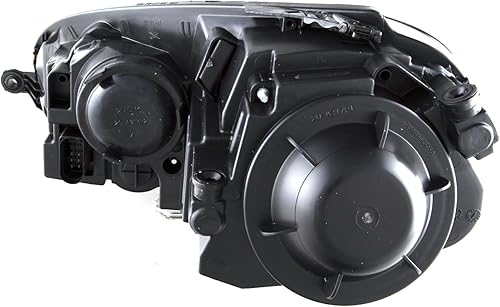 Miniatura 2 de PERDE Compatible con Volkswagen Jetta Type 5 Wagon GTI 2005-2010, carcasa cromada, halógeno, incluye faros delanteros izquierdo del conductor y del