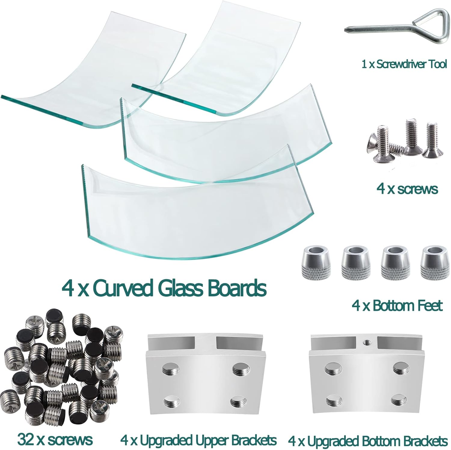 Fire Pit Glass Wind Guard Round 29" X 8" for Outdoor Fire Pit Table，Fit 25” Round Fire Pit Burner Pans，8mm Thickness Heavy-duty Fire-Resistant Wind Screens Kit, Clear Glass Fire Pit Flame Guard