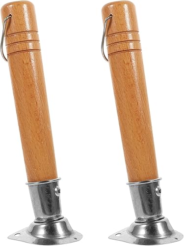 DOITOOL Mango universal de madera para ollas de cocina mango de repuesto de utensilios de cocina 2 piezas de agarre de baquelita para sartén olla de disponible en Yaxa Colombia