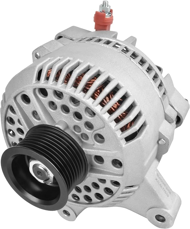Alternador SINTLY 12 V 130 A com polia de 8 canais para Ford F-150, Expedition, F-250 e Econoline – 1 unidade