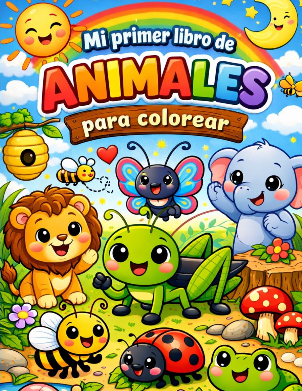 MI PRIMER LIBRO DE ANIMALES PARA COLOREAR