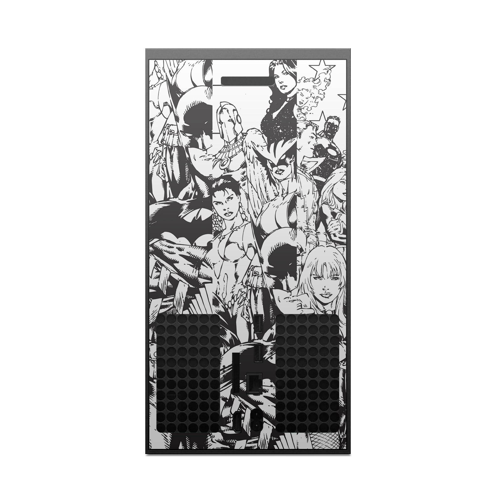 Head Case Designs sous Licence Officielle Justice League DC Comics De l'Amérique #1 Couvertures de Bande dessinée Vinyle Autocollant De Jeu Peau Autocollant Compatible avec Xbox Series X Console