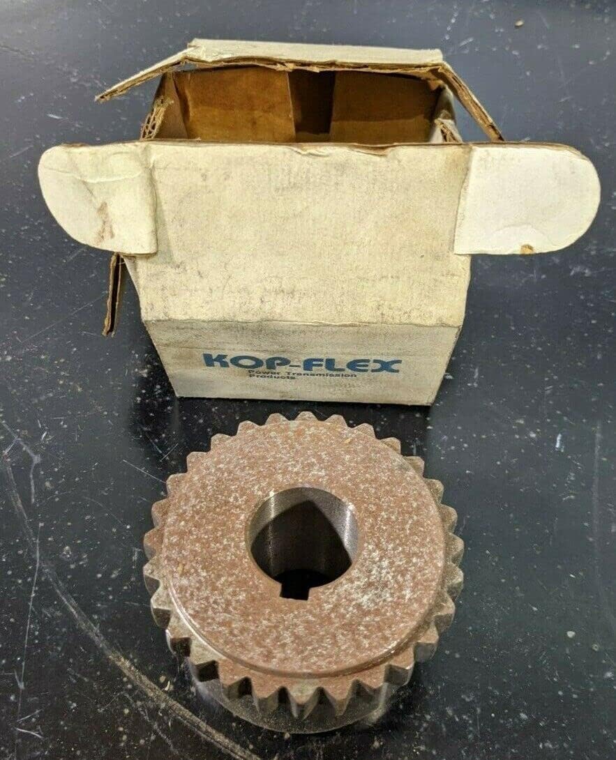 Kop-Flex Gear Coupling 1" Bore Keyway Shaft 2.5" Hub 2.9" O.D. with Teeth