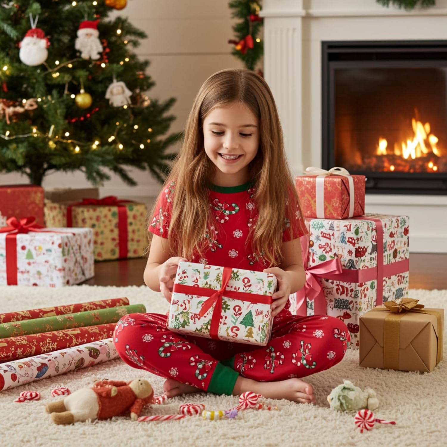 PATPAT Bamboo Viscose Pajamas Sets for Boys Girls Kids Toddler, 3 Pack Shorts & Pants Sleepers, Ultra-soft Snug Fit Pjs 2-12Y - Image 2