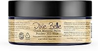 Vista 9 de Dixie Belle Paint Company - Pintura con acabado de tiza para muebles, color blanco lino (Drop Cloth), 8 fl oz, pintura mineral color blanco lino mate