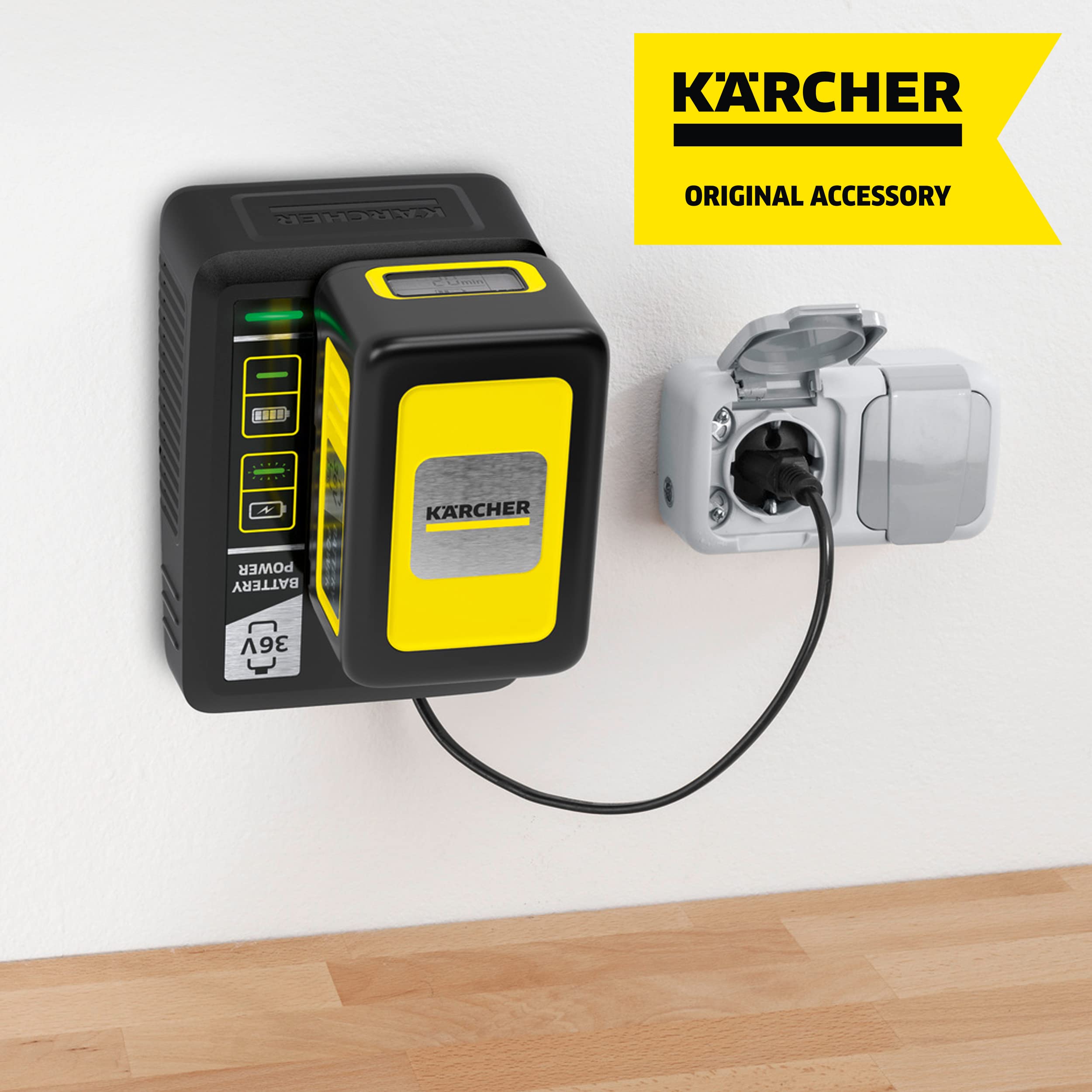 Kärcher - 36 V Fast Charger Battery Power - Piattaforma di ricarica rapida per batteria da 36 V