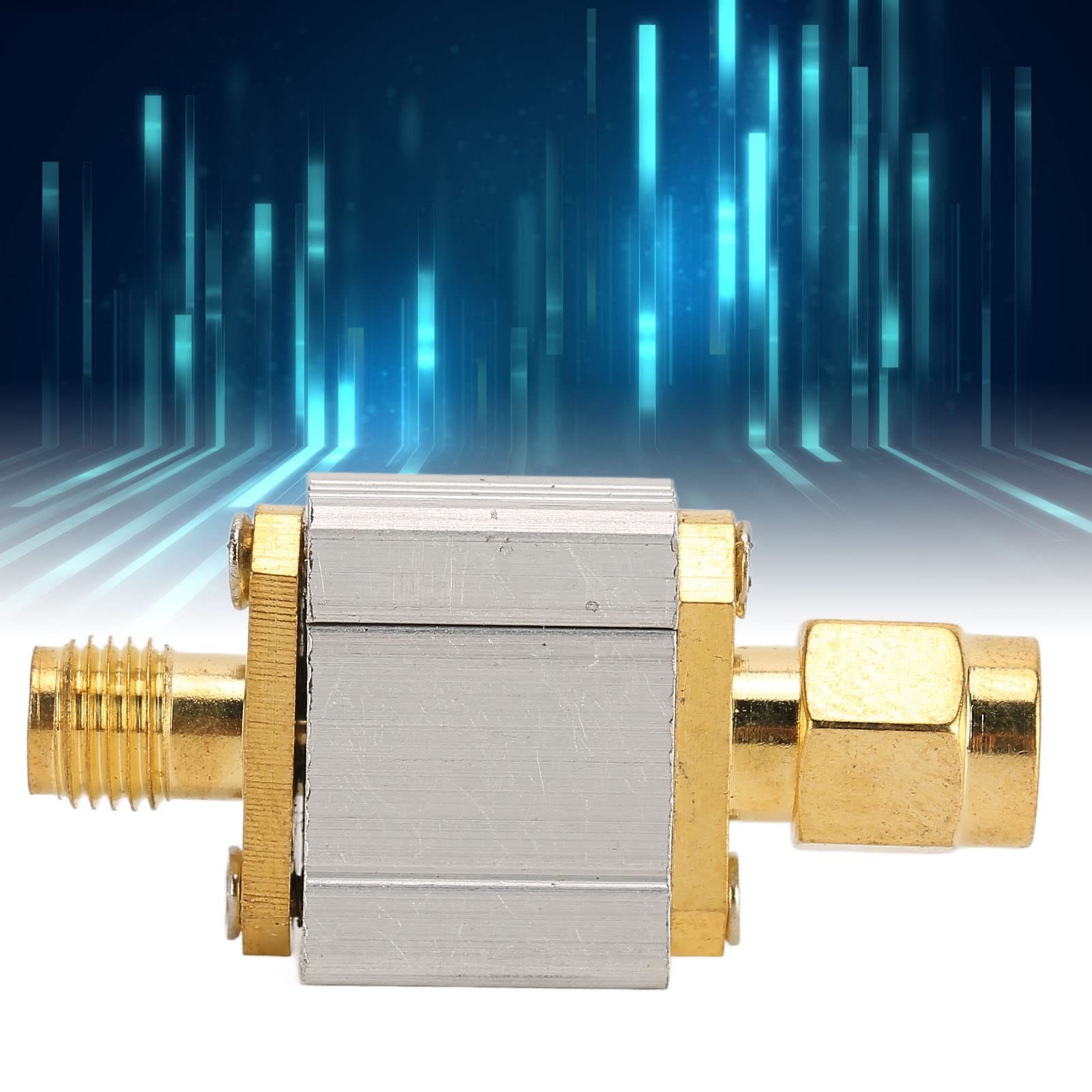 Vikye Filtres Passe-Haut, Bande Passante 2450 MHz 50 Ohms, Filtre Passe-Bande Saw Plaqué Or 24 Carats pour L'optimisation des Performances (récepteurs 2,4 GHz), pour Zigbee WiFi Bluetooth