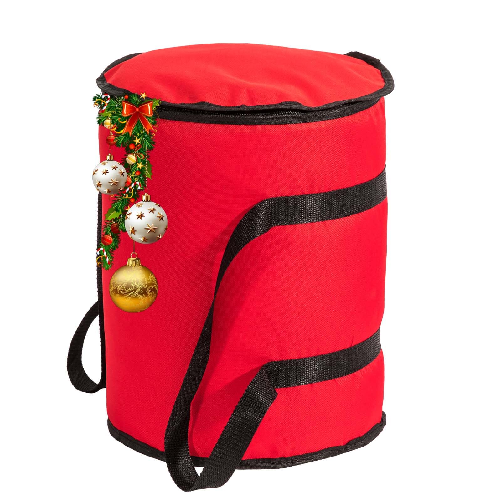 Christmas Lights Storage Bags Holiday Christmas Lights Bulbs Holder Tear-Resistant 600D Oxford Fabric with Reinforced Handle for House Holiday Tree Lights & Decoration