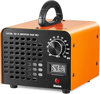 VEVOR Ozone Generator, 12000mg/h, Ozonizer, 80W, Air Purifier 300㎡, Ozone Device, 0-120 Minute Timer, Deodorant, Humidity …