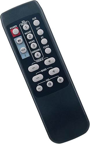 Miniatura 3 de NK6 Control remoto de repuesto aplicable para el sistema de altavoces de barra de sonido Nakamichi NK6