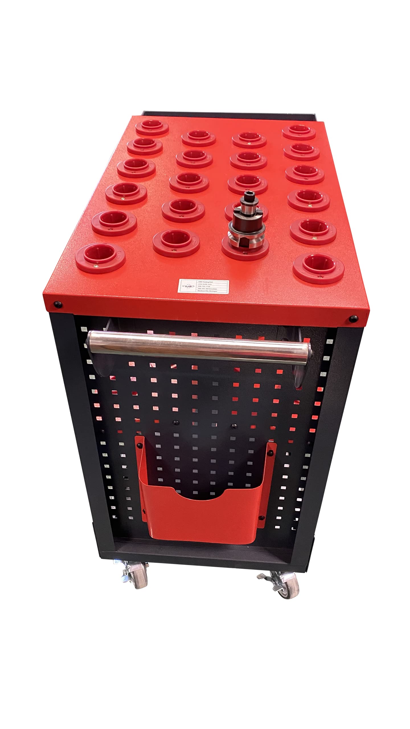 CME Heavy Duty CNC Tooling CART for CAT40, BT40 Tool Holders Cart Capacity 40