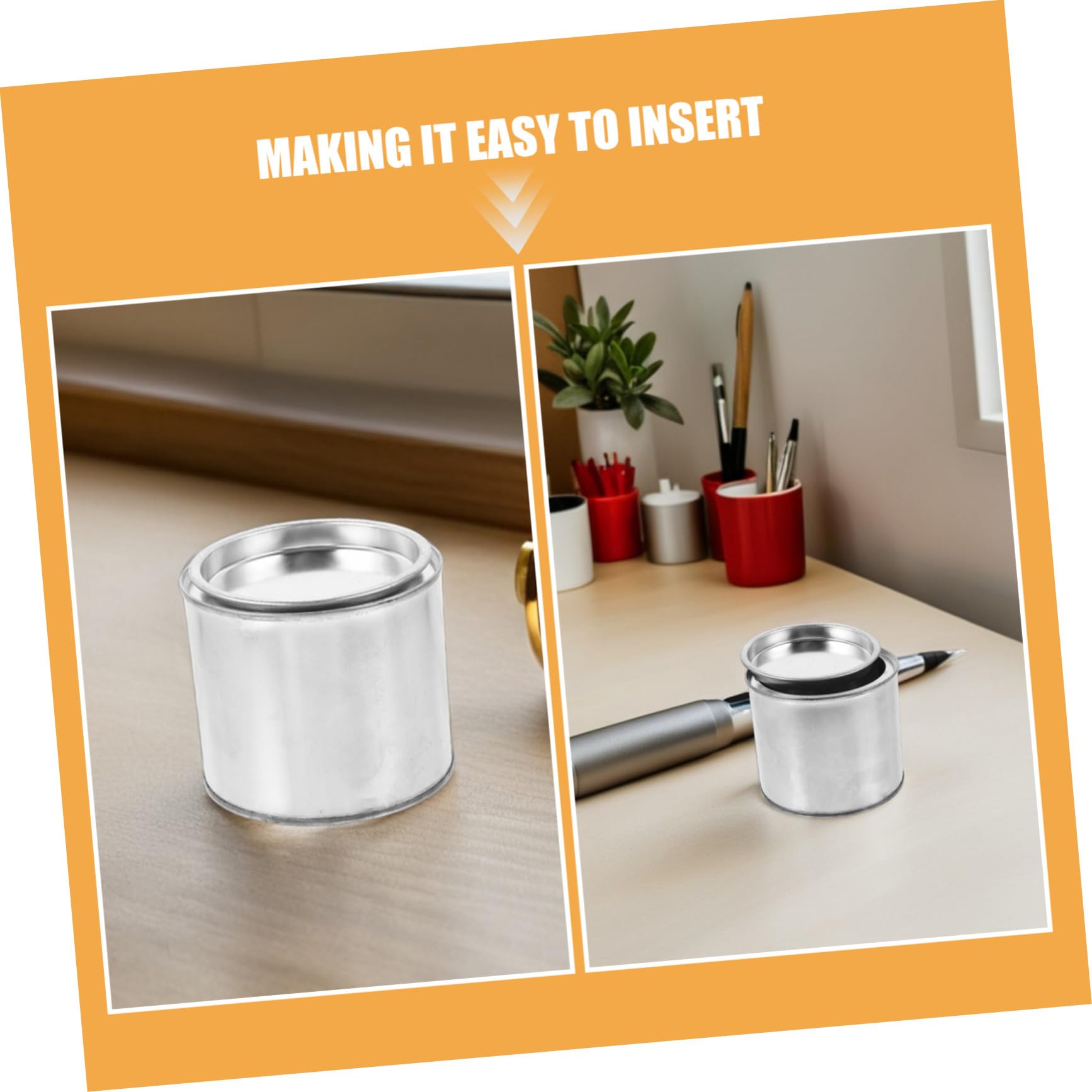 DOITOOL Runde Metall Farbdosen Tropfsicher und Langanhaltend 300ml 10 Stück mit Deckel aus Eisen Dicht für Selbstgemacht Künstler und Professionelle Anwendungen im Industrieeinsatz