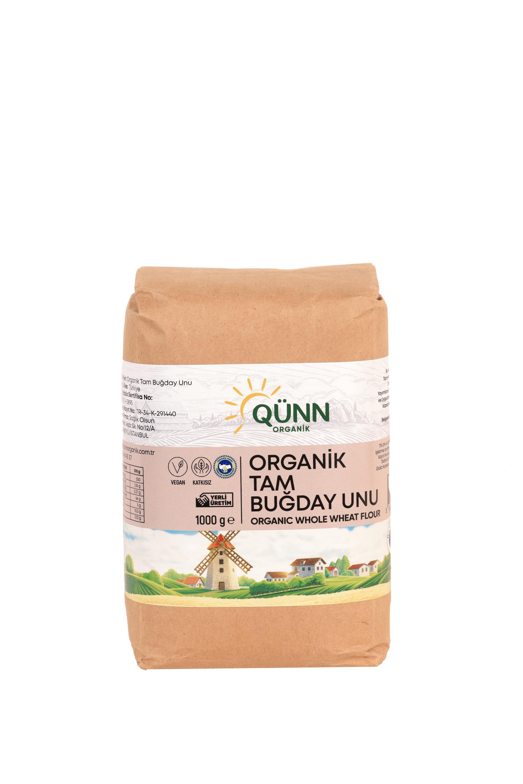 QÜNN Organik Tam Buğday Unu