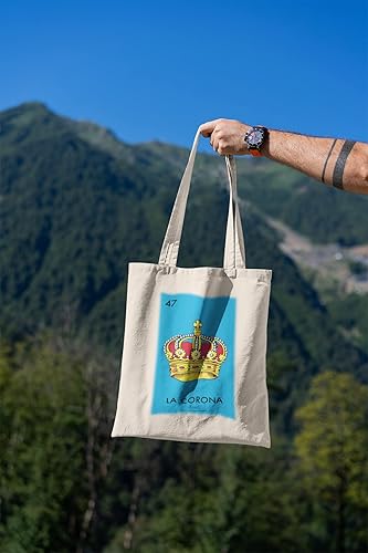 Miniatura 3 de La Corona Crown Loteria Card Mexican Latina Graphic Tote Bag for Adults