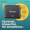 PIONEER GM-DX871 Amplificador de Auto Clase D Mono de 1 Canal 1600W Máx | Control de Refuerzo de Graves, Control Remoto de Graves Incluido, Certificado Hi-Res, Terminales Dorados 3