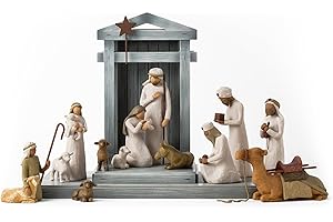 Willow Tree Wise Men and Camel Deluxe Nativity Plus