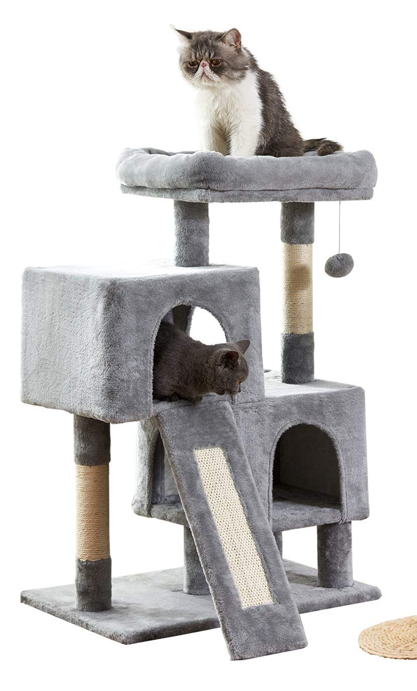 Spaco Multi-Level Cat Tree Condo Cat Tower Furniture Kitty Activity Center Kitten Play House