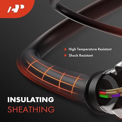 Miniatura 4 de A-Premium Sensor de oxígeno O2 compatible con Porsche Boxster 2005-2012, 911 2007-2011, Cayenne 2008-2010 2015-2018, Cayman 2006-2012, Reemplazo #