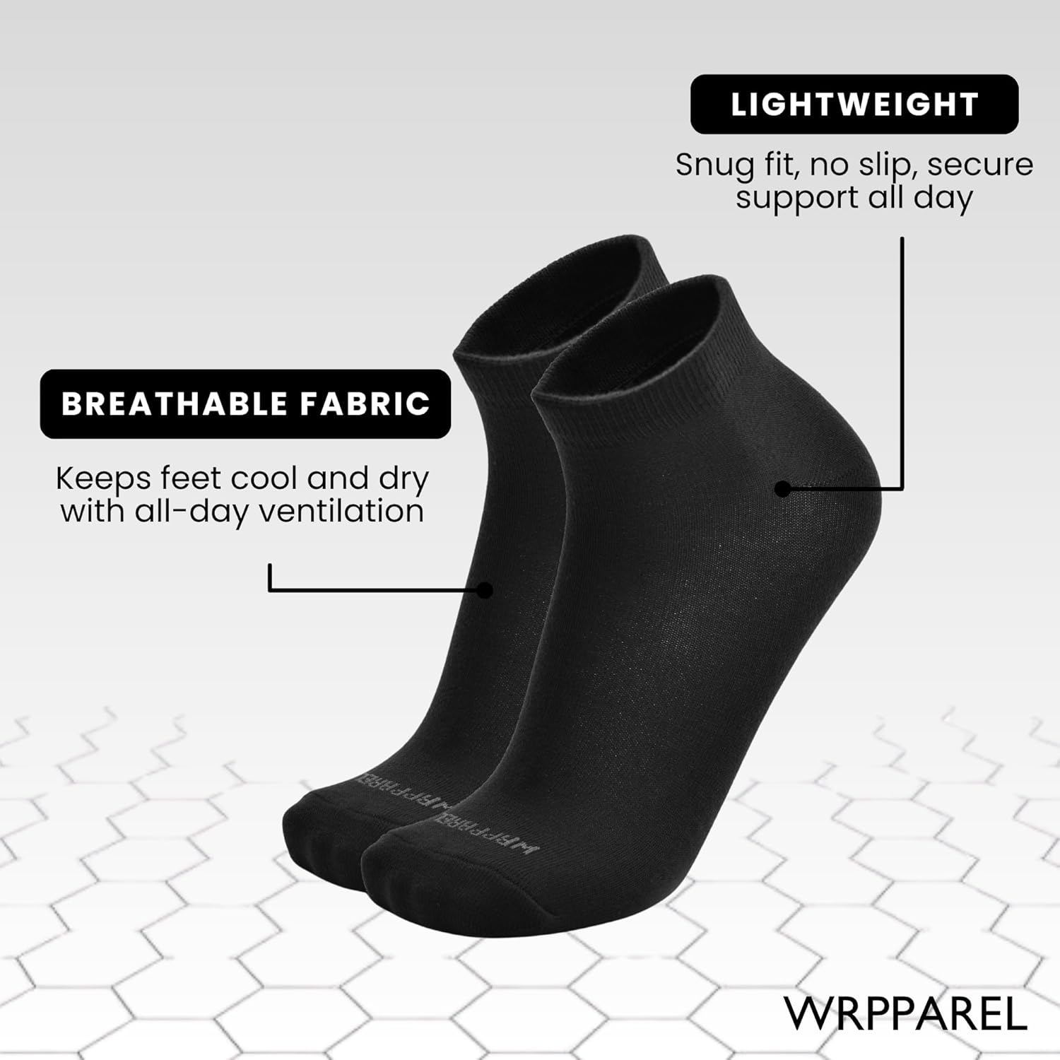 Mens Low Cut Ankle Socks Cotton Office Business Casual Non Terry Thin Lightweight Breathable | 4 & 10 Pairs - Image 7