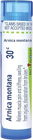 Boiron Arnica Montana 30C for Muscle Pain, Stiffness, Swelling from Injuries & Bruises - 80 Pellets