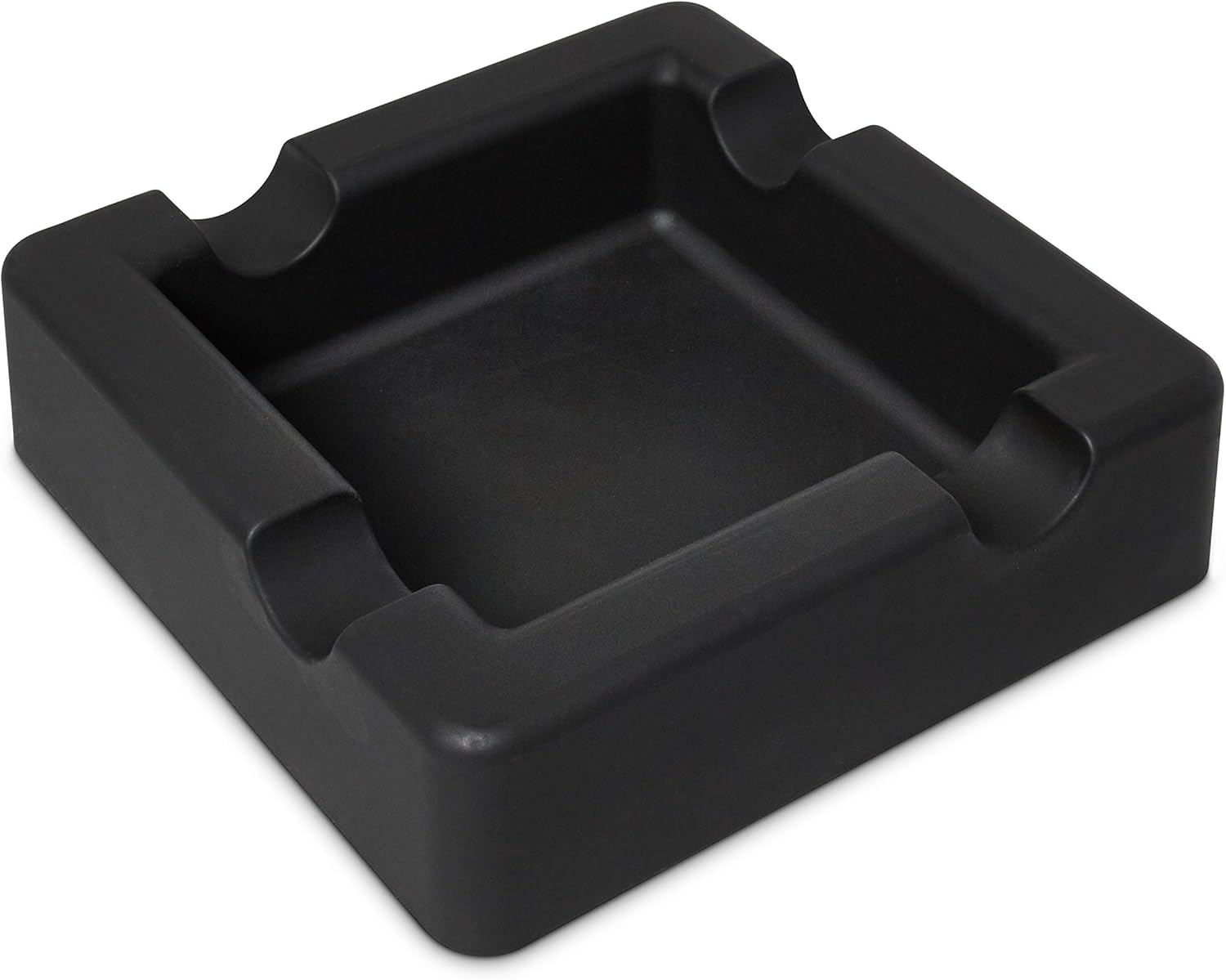 Rеvіеw FairleeCove Cigar Ashtray for Large Gauge Cigars - Wide Shelf - Deep Bowl - Unbreakable Silicone – Sturdy Indoor Outdoor Cigar Ashtrays for Patio Deck Pool