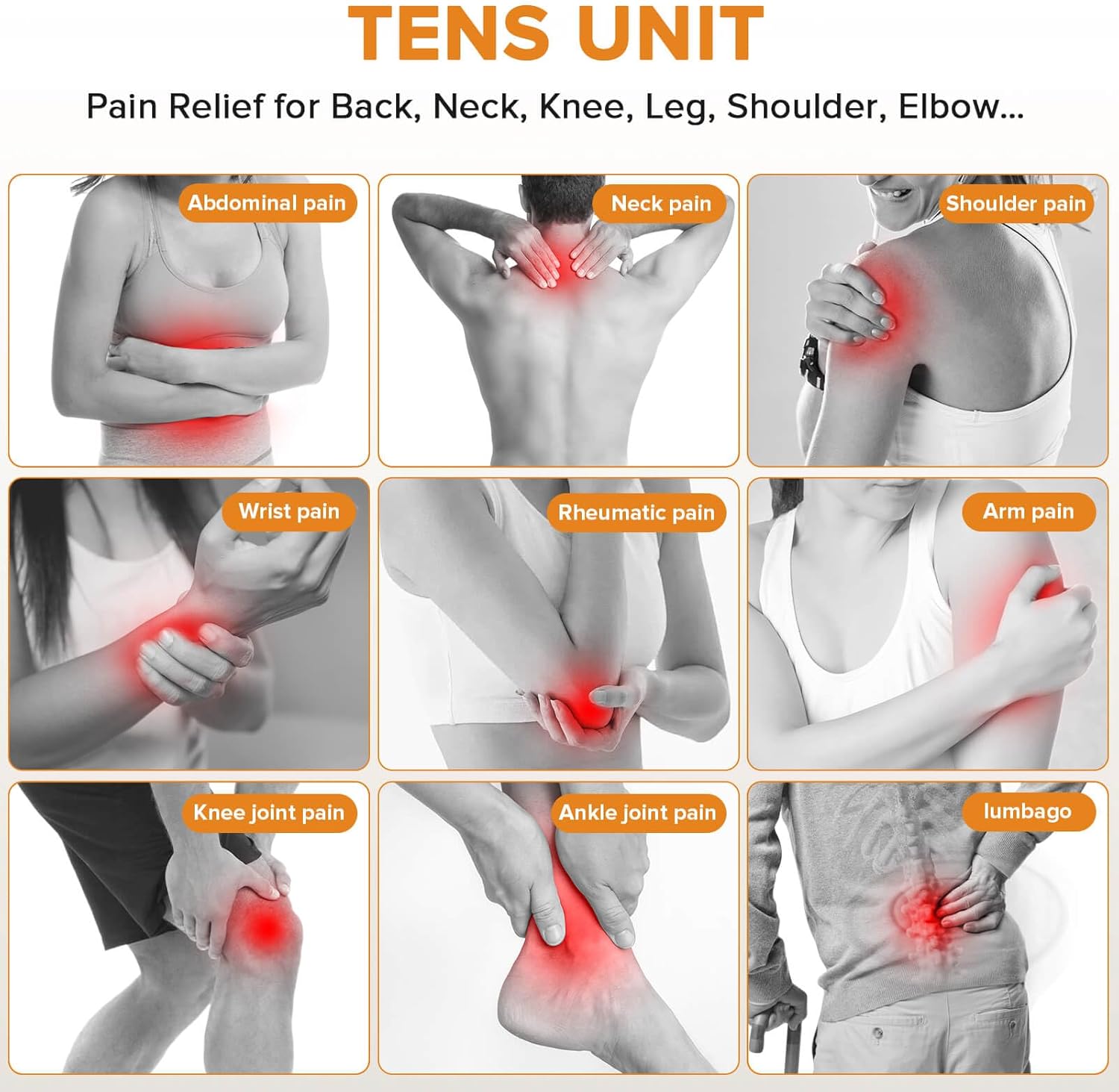 TENS Unit & EMS Pelvic Floor Muscle Exercise,36 Modes Rechargeable Dual Channel EMS Massager Machine with Pelvic Floor Muscle Electrode Probe and Travel Case - Image 5