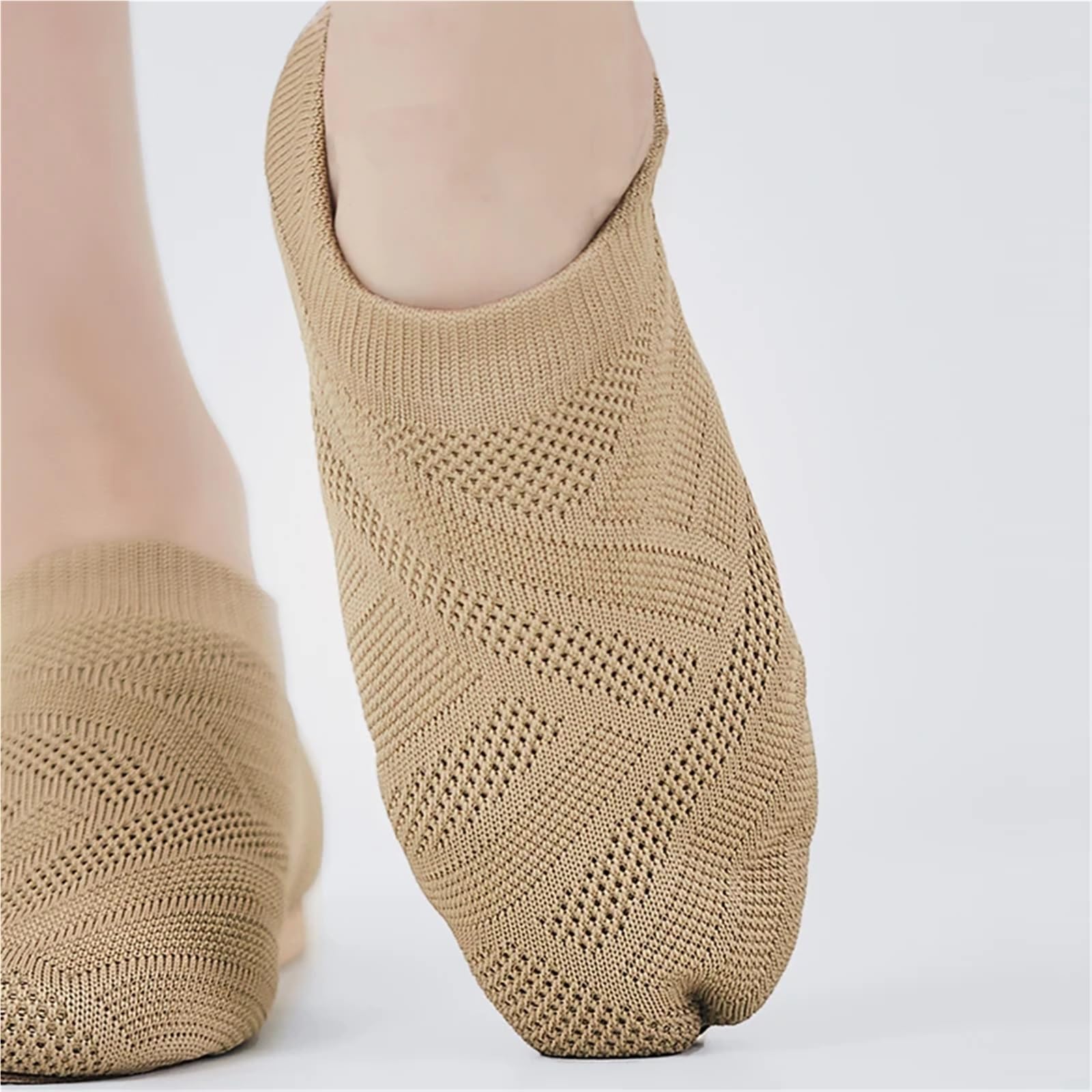 Jazz Tanzschuhe Gestrickte Jazz-Schuhe, Stretch, Tan, Schwarz, Erwachsene, Tanz-Sneaker, leichte Slip-on-Sportstiefel, atmungsaktive, lyrische, Moderne Booties(Black,41)