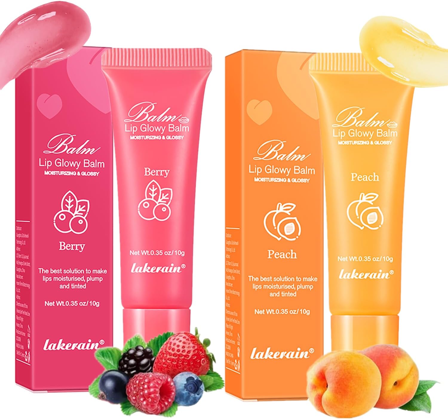 Lip Butter Balm Vanilla Pink Lip Gloss, Shea Butter Tinted Lip Balm, Lip Glowy Balm