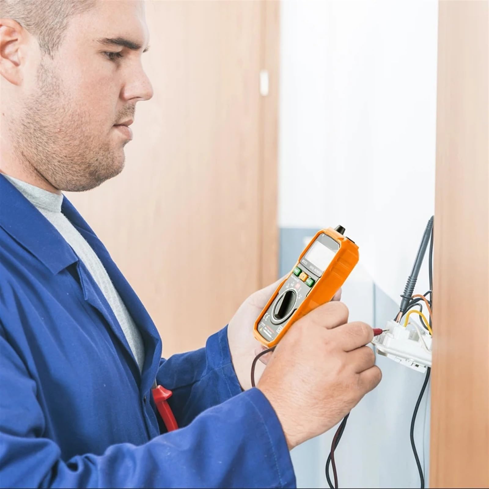 LCR Meter, Cyfrowy multimetr Profesjonalne przewody pomiarowe Multimentro Cyfrowy pomiar napięcia NCV Latarka Tester multimetr,Tester Tools