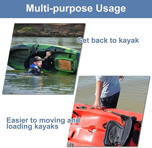 Miniatura 6 de HLOGREE Paquete de 24 asas para kayak, mango de transporte de kayak con remaches, asas de repuesto para kayak, asas de kayak para