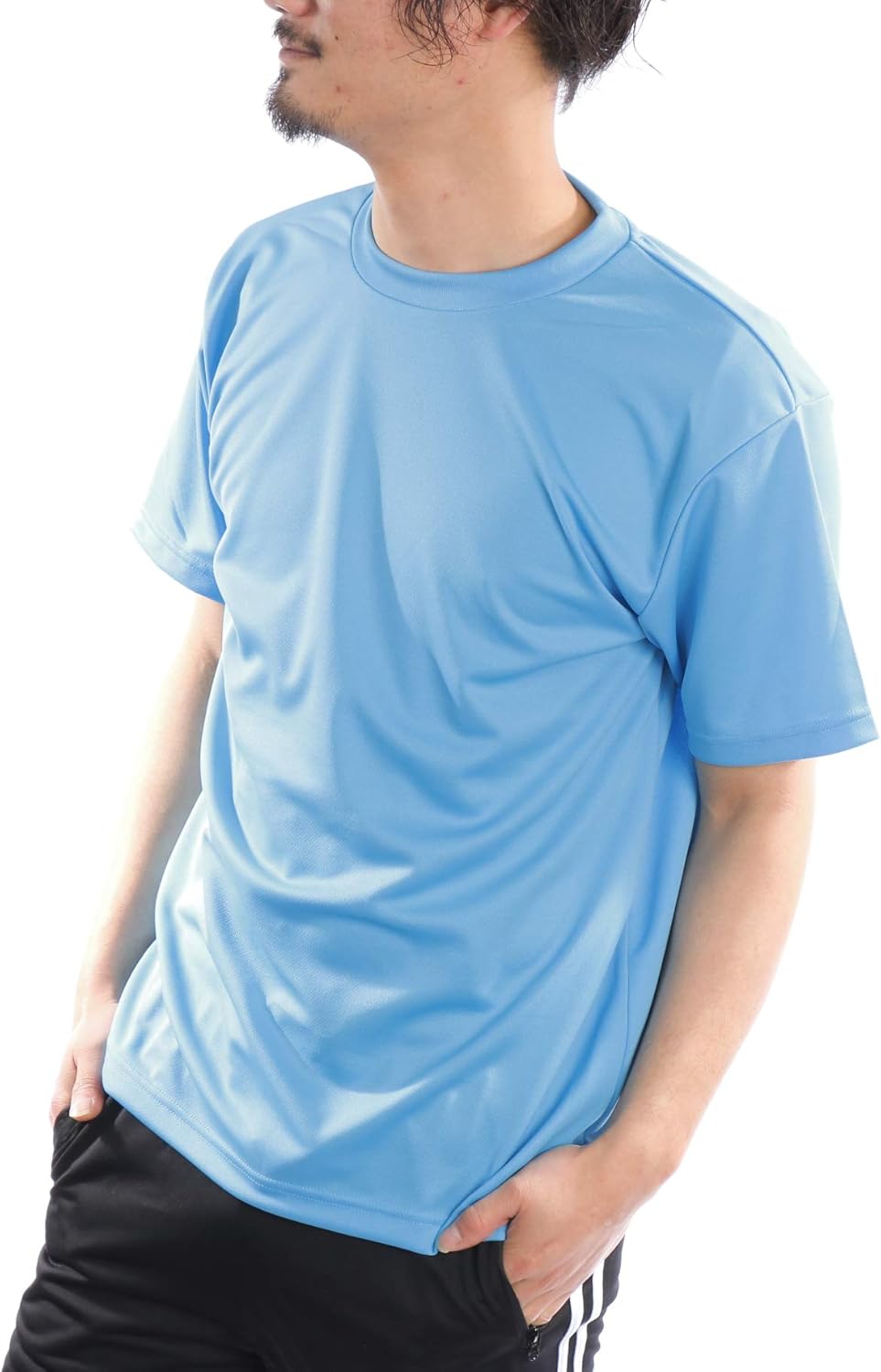 半袖tシャツ メンズ クルーネック ドライ メッシュ 無地 白 黒 グレー カーキ サックス 緑 紺 半袖tシャツ メンズ クルーネック ドライ メッシュ 無地 白 黒 グレー カーキ サックス 緑 紺