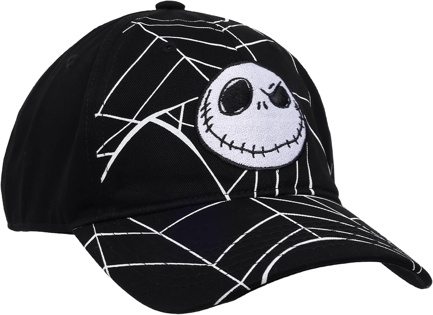 Disney The Nightmare Before Christmas Dad Hat, Adult Cotton Baseball Cap with Curved Brim, Black, One Size - Image 4