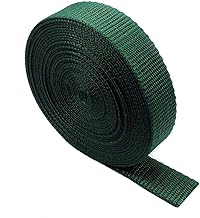 The Bead Shop 25mm Heavy Duty 5m Strap - 5m - Backpacks, Straps for Luggage/Loads, Belts - Bottle Green