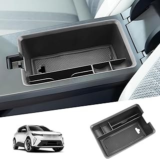 SHAOHAO Compatible avec Renault Scenic E-Tech 2024 2025 /Renault Megane E-Tech 2022-2024 2025 Boîte de Rangement pour accoudoir Central Accoudoir Tray boîte à Gants Renault Scenic Accessories