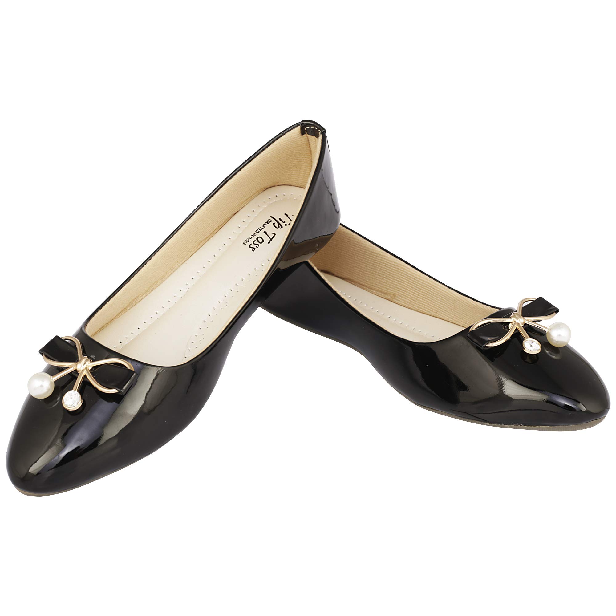 TipToss Womens Black Ballet Flat -40 EU (B07LF6FZC6) Amazon Price History, Amazon Price Tracker
