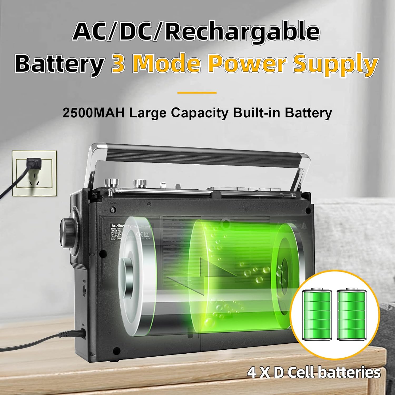 Boombox connected to a smartphone via Bluetooth, showing music streaming.